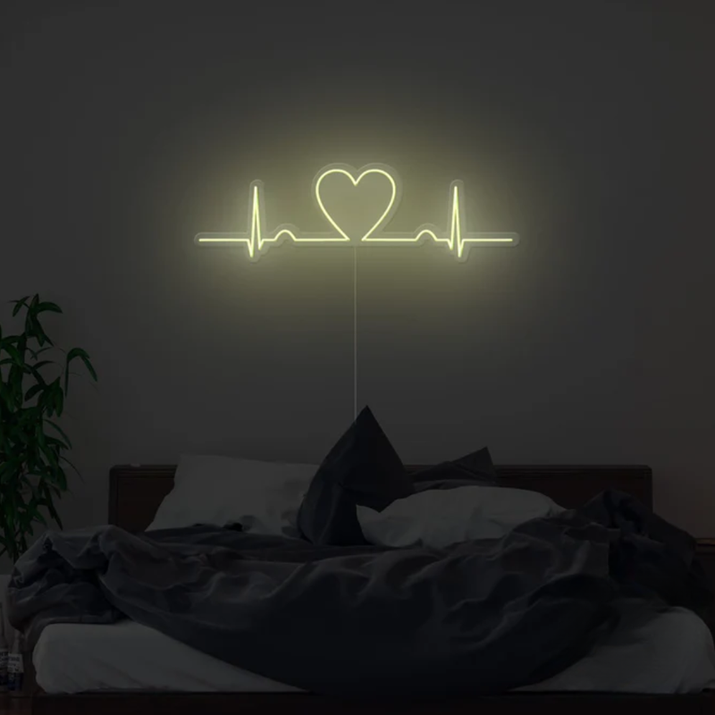 Heartbeat Neon Sign