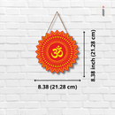 Om Swastik Spiritual Wooden Wall Hanging
