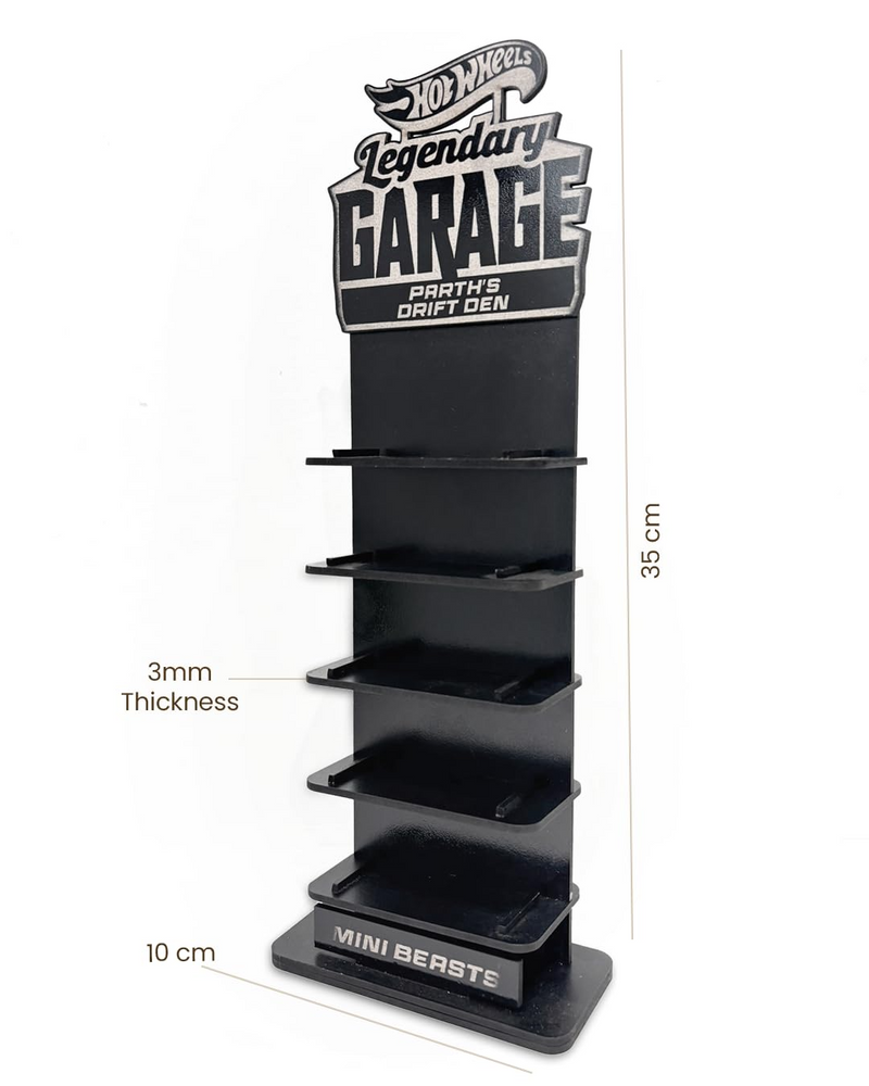 5-Story Wooden Display Garage for Diecast Cars - ICraft asia
