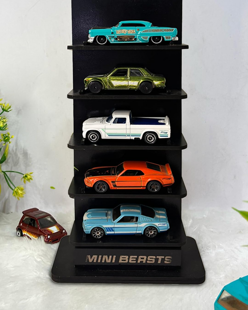 5-Story Wooden Display Garage for Diecast Cars - ICraft asia