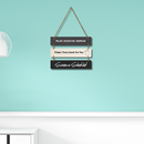 Success is Scheduled – Motivational Wall Hanging