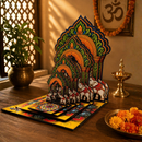 Mata Rani – Handcrafted Mata Rani Mandir Arch. Create a beautiful sacred space for Mata Rani this Navratri.