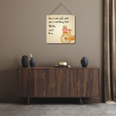 "You're not rich until you've something that money can't but"  Wall Hanging - ICraft asia