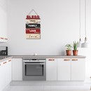 “Bless the Food, Family, and Love”-Wall Hanging - ICraft asia