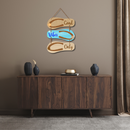 "Good Vibes Only Flip-Flop" Wall Hanging - ICraft asia