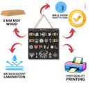 Shubh Labh Shree Ram Prasanna Wall Hanging - ICraft asia