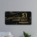 Golden Portoro - Contemporary House Number/Name Sign - ICraft asia