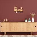 Guardians of the Gate Wooden Wall Key Holder - ICraft asia