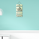 Divine Love Radha Krishna wooden wall hanging