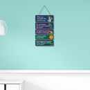 Wisdom from the Gita Shri Krishna Wooden Wall Hanging