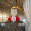 Elegant Buddha Head Sculpture
