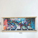 Graffiti LED Street Car Diorama 🎨💡🏎️