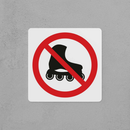 No Skating Allowed Sign