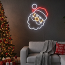 Merry Christmas Santa Neon Sign