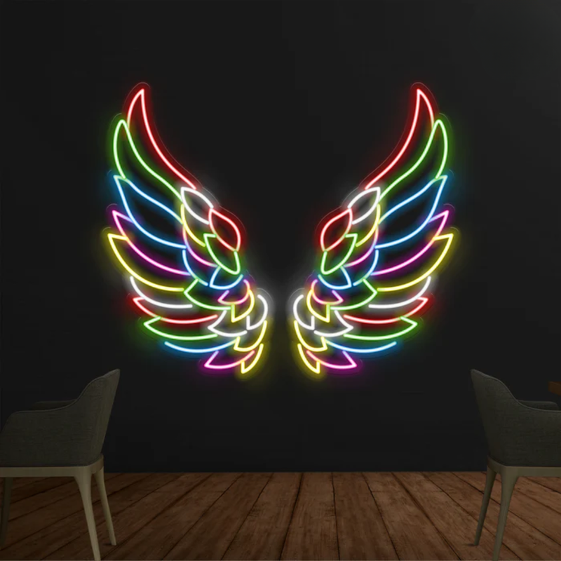 Paradise Wings Neon Sign