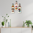 Folk Art Inspired Decorative Wooden Chopping Board Set