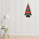 Christmas Tree Wall Hanging – We Wish You a Merry Christmas
