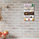 Kitchen Rules wooden wall hanging