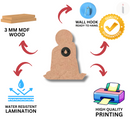 Shree Swami Samarth Silhouette Blessing Wall Hanging - ICraft asia