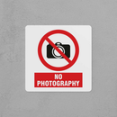 No Photography Sign