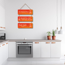 "No matter how hard the past you can always begin again budha" wall hanging - ICraft asia