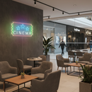Cinema Ticket Neon Sign