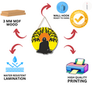 Eternal Light of Swami Samarth – Abstract Spiritual Wall Hanging - ICraft asia