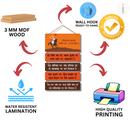 Chhatrapati Shivaji Maharaj Wooden Wall Hanging - ICraft asia