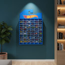 Hot Wheels Mega Display Rack – 78 Car Wall Organizer