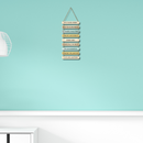 Family & Faith Rules wooden wall hanging
