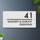 Futura (Matte White) - Contemporary House Number/Name Sign - ICraft asia