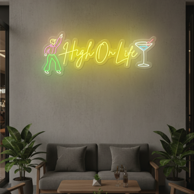 High On Life Neon Sign