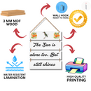“The Sun Still Shines” – Uplifting Motivational Wall Hanging - ICraft asia
