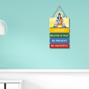 Peace & Mindfulness Wooden Wall Hanging