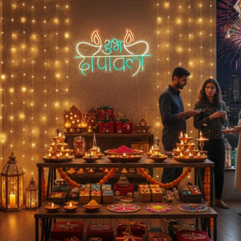 Shubh Deepavali Sign