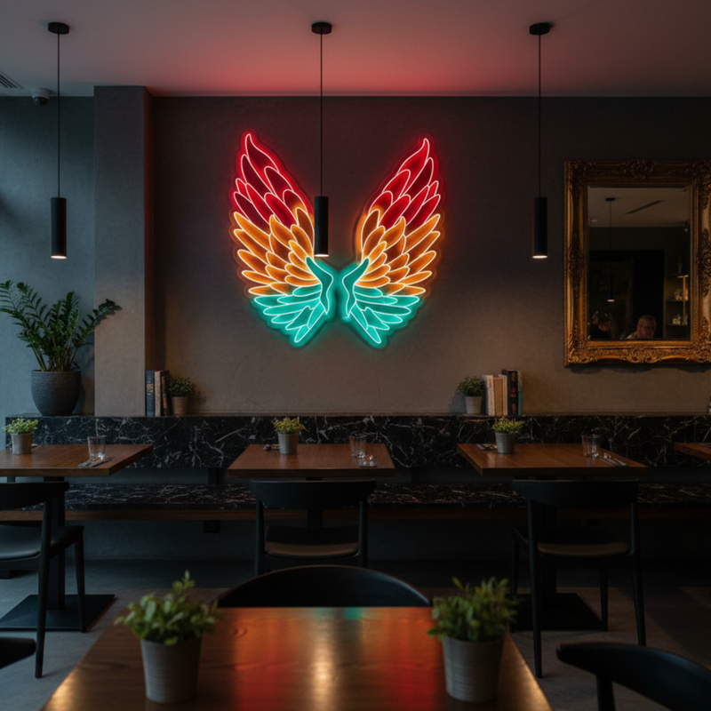 Macaw Wings Neon Sign
