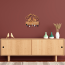 Cat Couple Wooden Wall Key Holder - ICraft asia