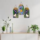 Divine Krishna with Cows Wall Hanging