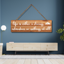 "Daring Adventure Quote" Wall Hanging - ICraft asia