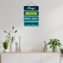 Go Beyond – Motivational Wall Hanging