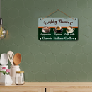 Classic Italian Coffee wooden wall hanging