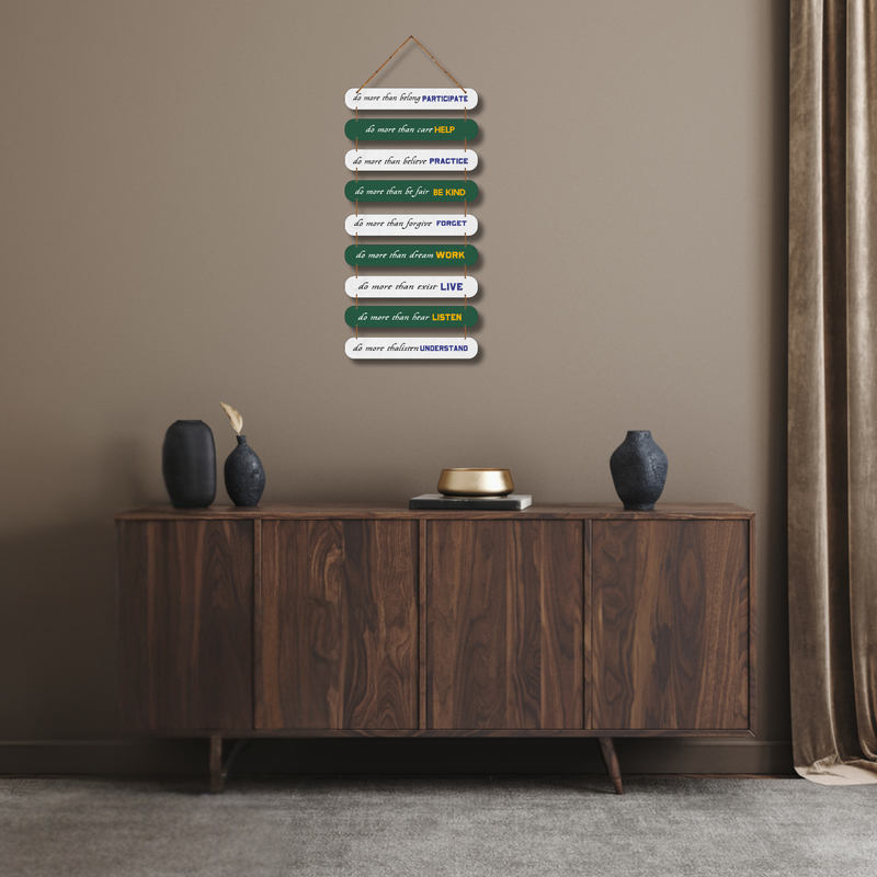 Live with Intention Wall Hanging