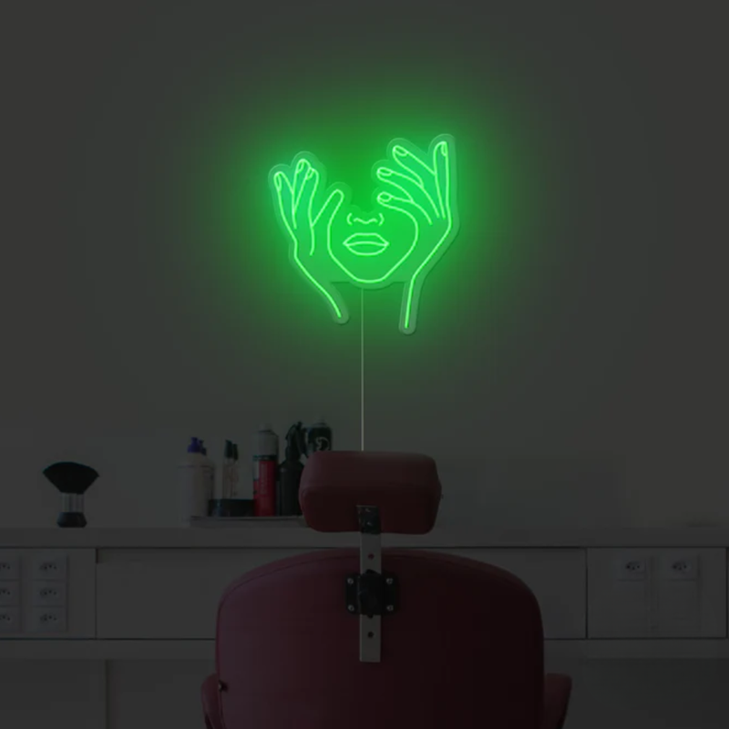 Hold Face Neon Sign