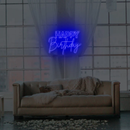 Happy Birthday Neon Sign