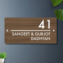 Futura (Contemporary Wood) - House Number/Name Sign - ICraft asia