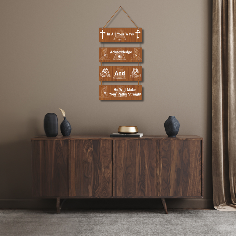 "In All Your Ways" Wall Hinging