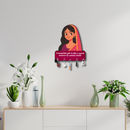 Beautiful Girl Quote Wooden Key Holder - ICraft asia