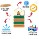 Lord Ganesha Marathi Aarti Wall Hanging - ICraft asia