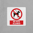 No Pets Allowed Sign