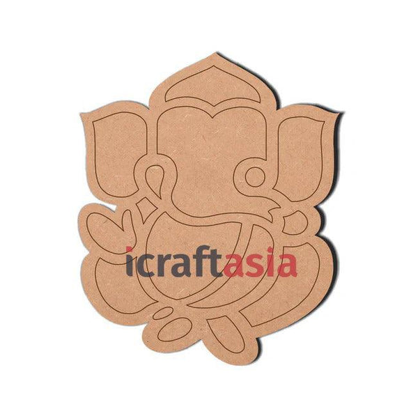 MDF Ganesha Fridge Magnet